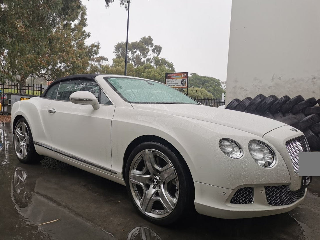 Bentley Continental GTC Four-Wheel Alignment After New Wheels and Tyres