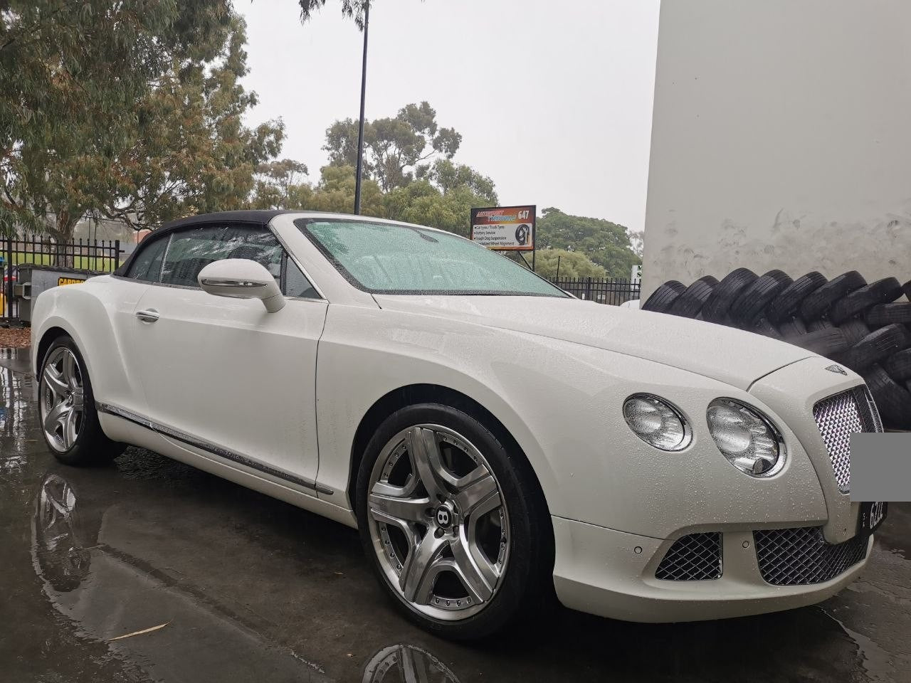 Bentley Continental GTC Four-Wheel Alignment After New Wheels and Tyres