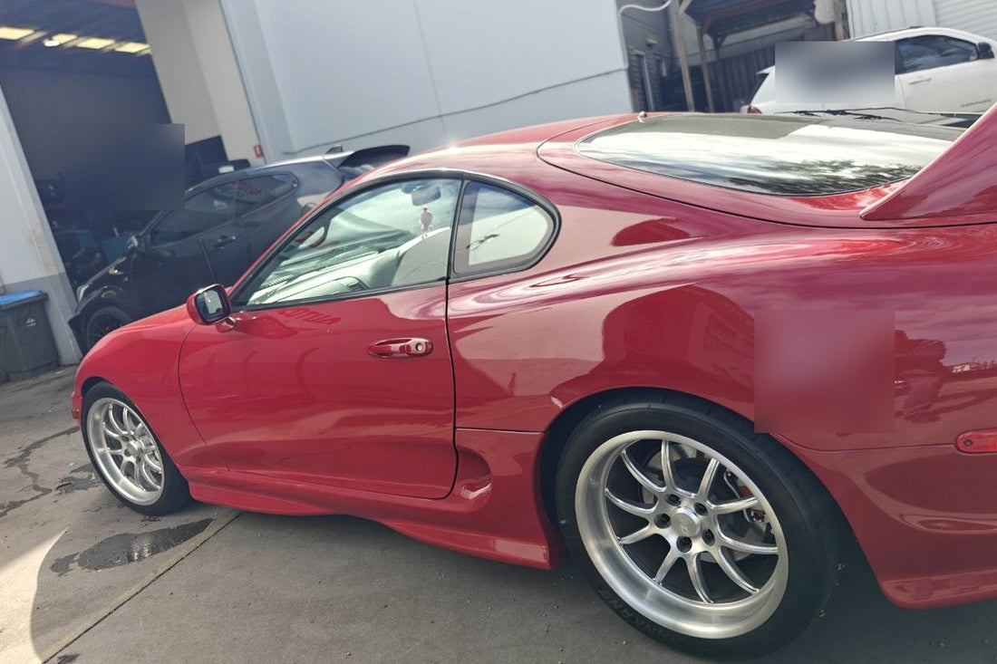 A80 Supra Staggered 265/35R18 and 315/30R18 Nankang CR-S Fitment