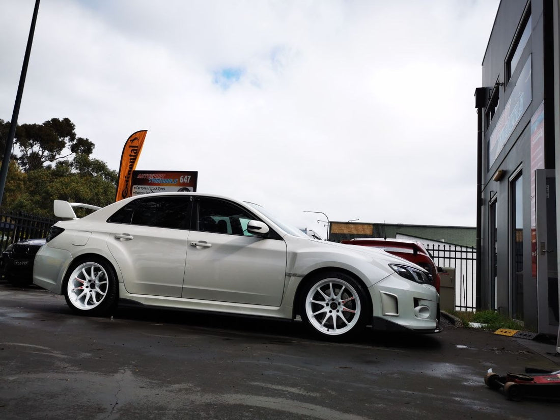 Subaru Impreza WRX STI CE28SL Dash White and Michelin PS4 Adelaide