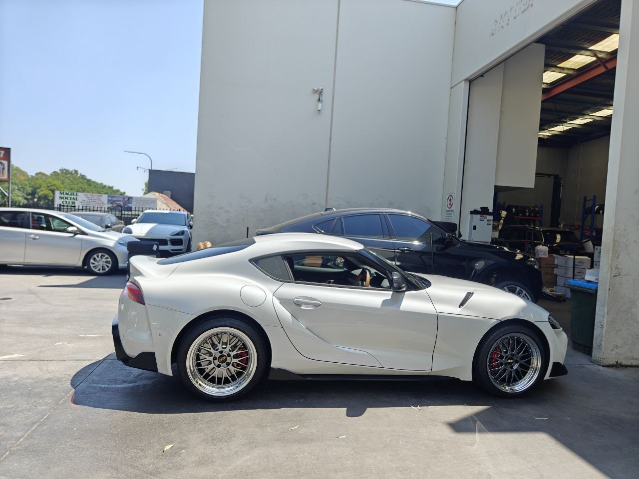 A90 Supra Staggered Tyre Fitment: 255/35R19 and 275/35R19 Adelaide