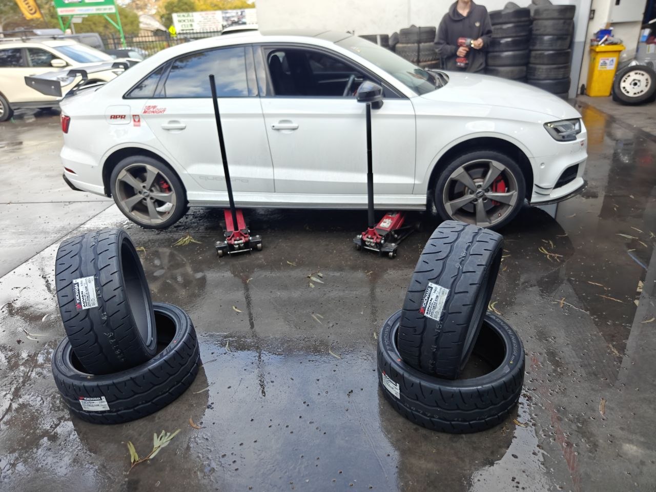 Audi S3 Yokohama AD09 245/35R19 Fitment in Adelaide