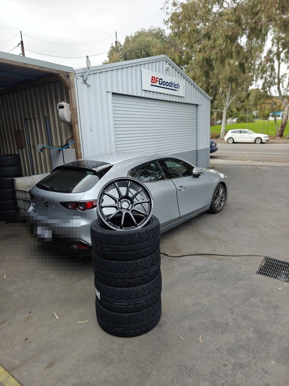 235/40R18 Tyres for Mazda 3 BP with RAYS 57NR Wheels