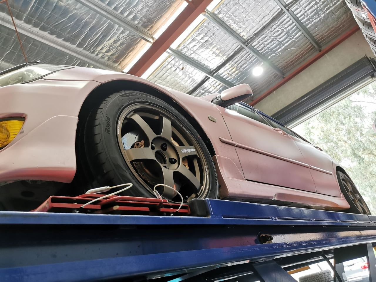 Lexus IS200 RAYS Wheels Outside Autosport Tyre World Magill