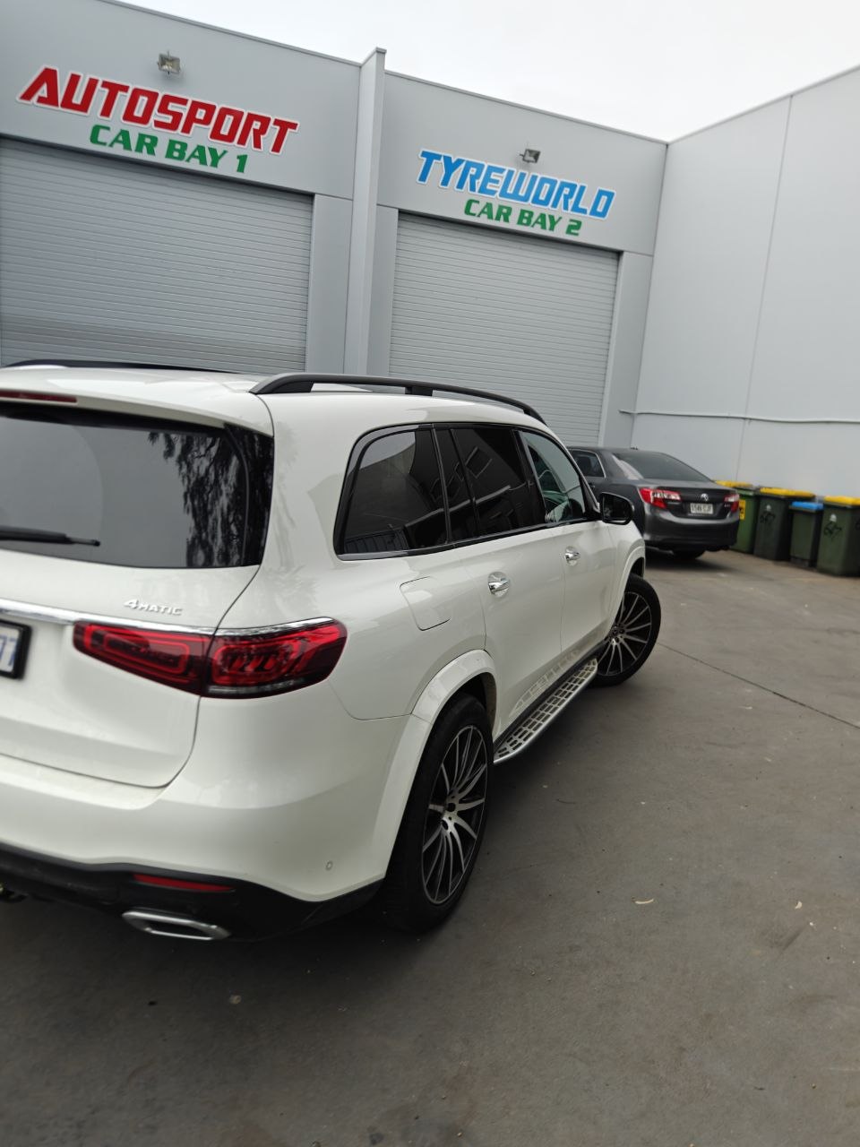 Four-Wheel Alignment After New Tyres on a Mercedes-Benz GLS 400 d in Adelaide