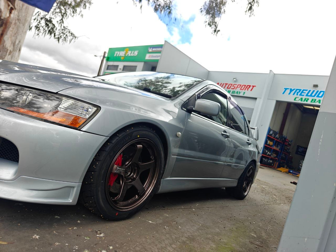 Yokohama ADVAN AD09 Performance Tyres for an EVO Fitment