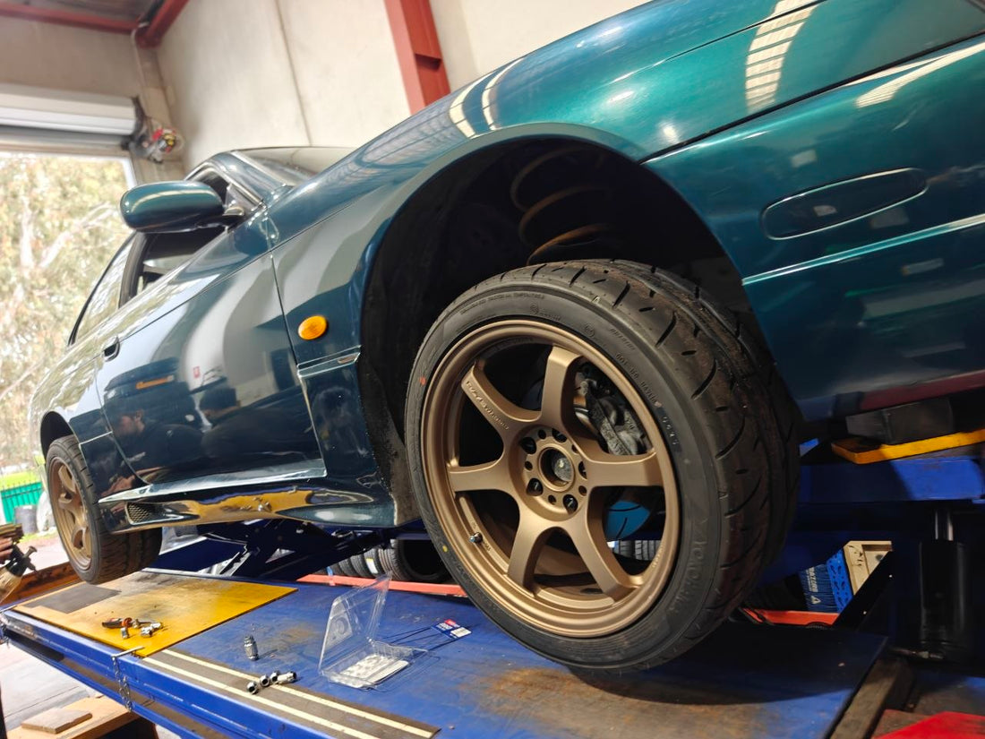Nissan S14 RAYS 57DR Yokohama AD09 Adelaide