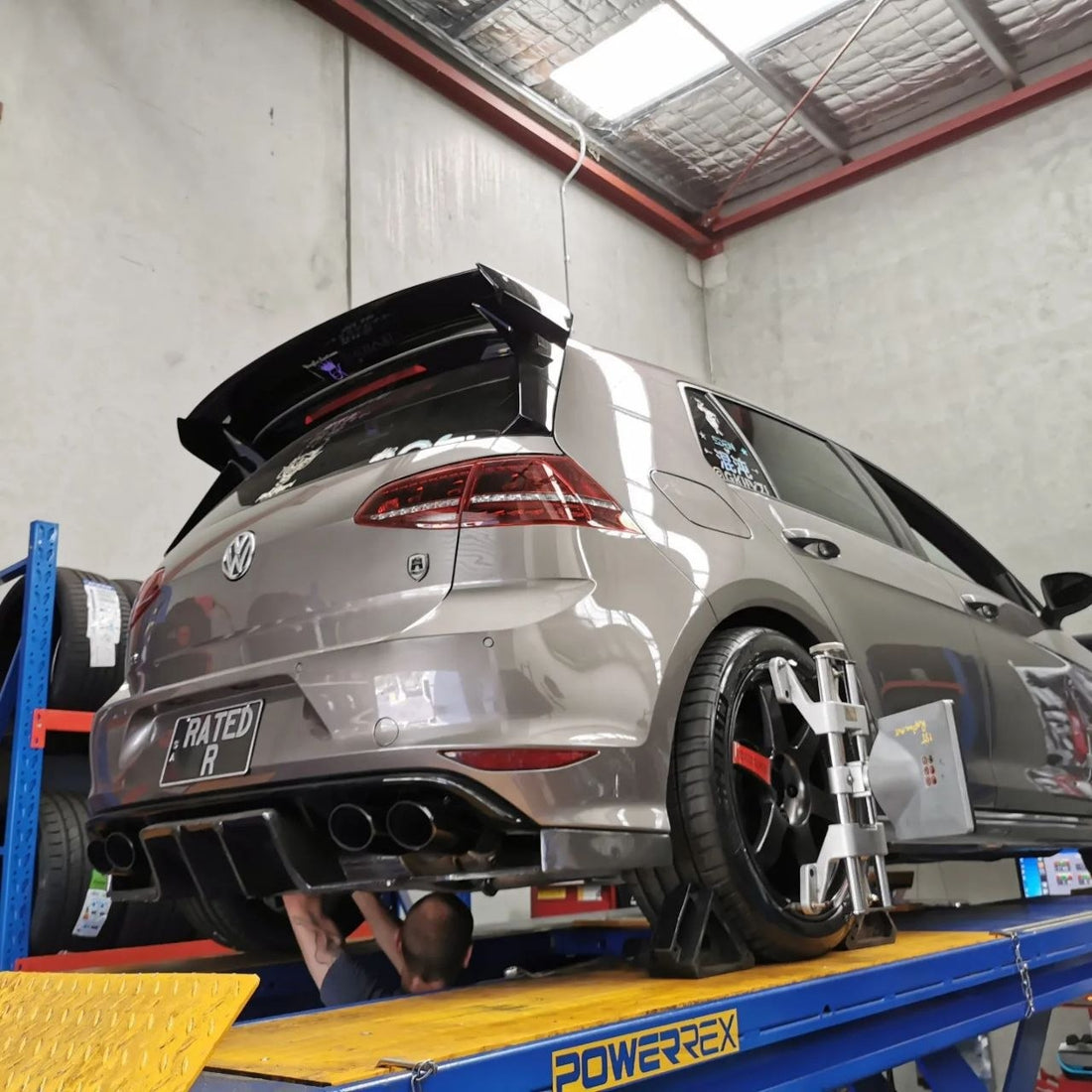 RAYS TE37SL Black Edition III 18x9 +38 for VW Golf R Adelaide