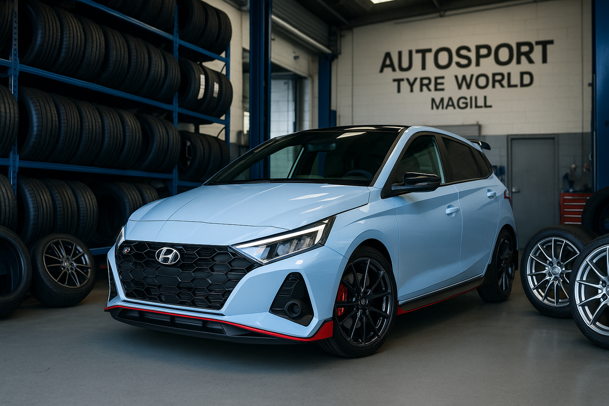 Hyundai i20 N 2021-2026 Tyre Size Guide for Adelaide Drivers