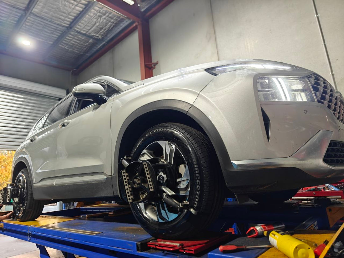 Hyundai Santa Fe Front Tyre Replacement 235/60R18 Bridgestone Adelaide