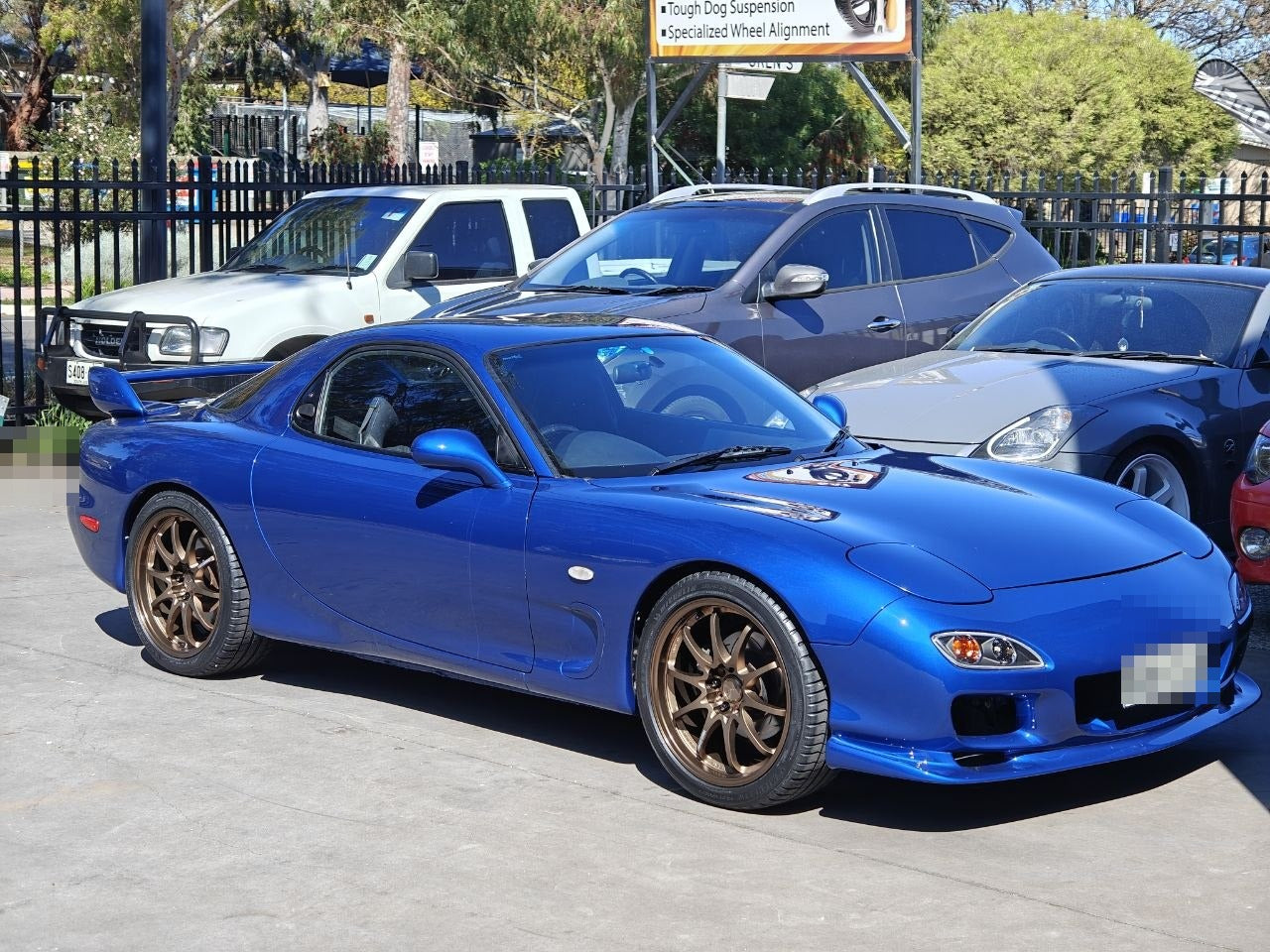 Mazda RX-7 Suspension and Alignment Setup with TEIN Flex Z Adelaide