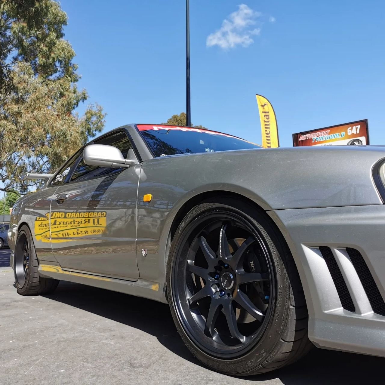R34 GT-R TE37SL PG Fitment at Autosport Tyre World Magill