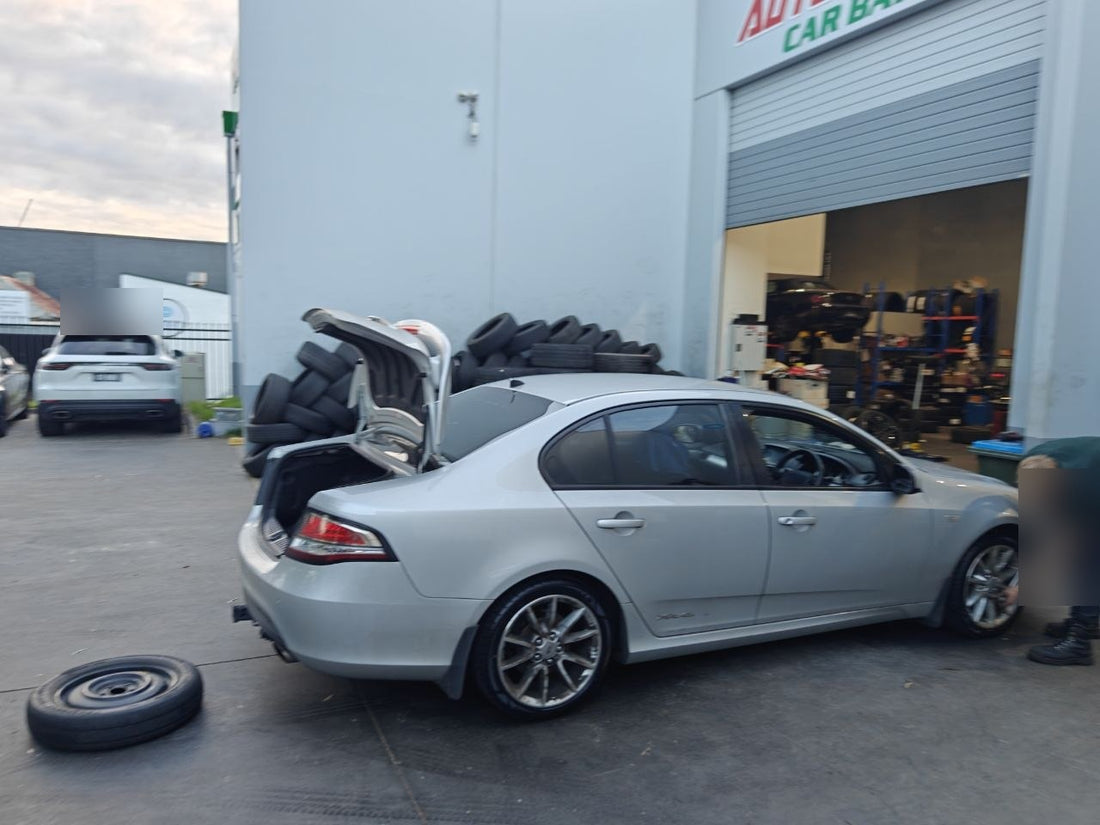 Ford XR6 Tyre Replacement and Alignment on Magill Road