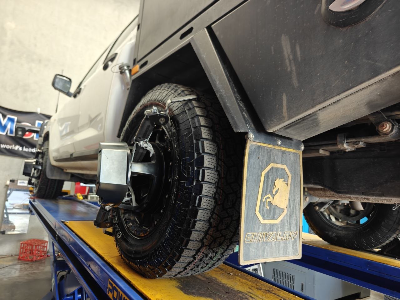 Mitsubishi Triton Toyo AT3 Setup for Work, Touring and Adelaide Hills Driving - Mitsubishi Triton Toyo Open Country AT3 wheel alignment