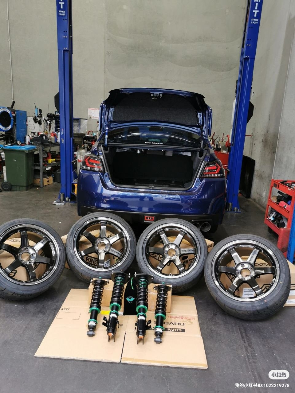 Subaru WRX STI VA TE37SL Zestino 07R and MCA Voston Adelaide