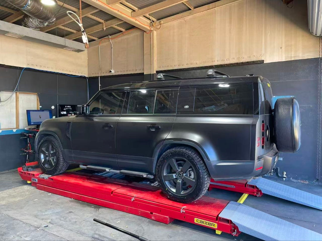 Land Rover Defender Falken AT4W Tyres and Alignment at Clarence Gardens