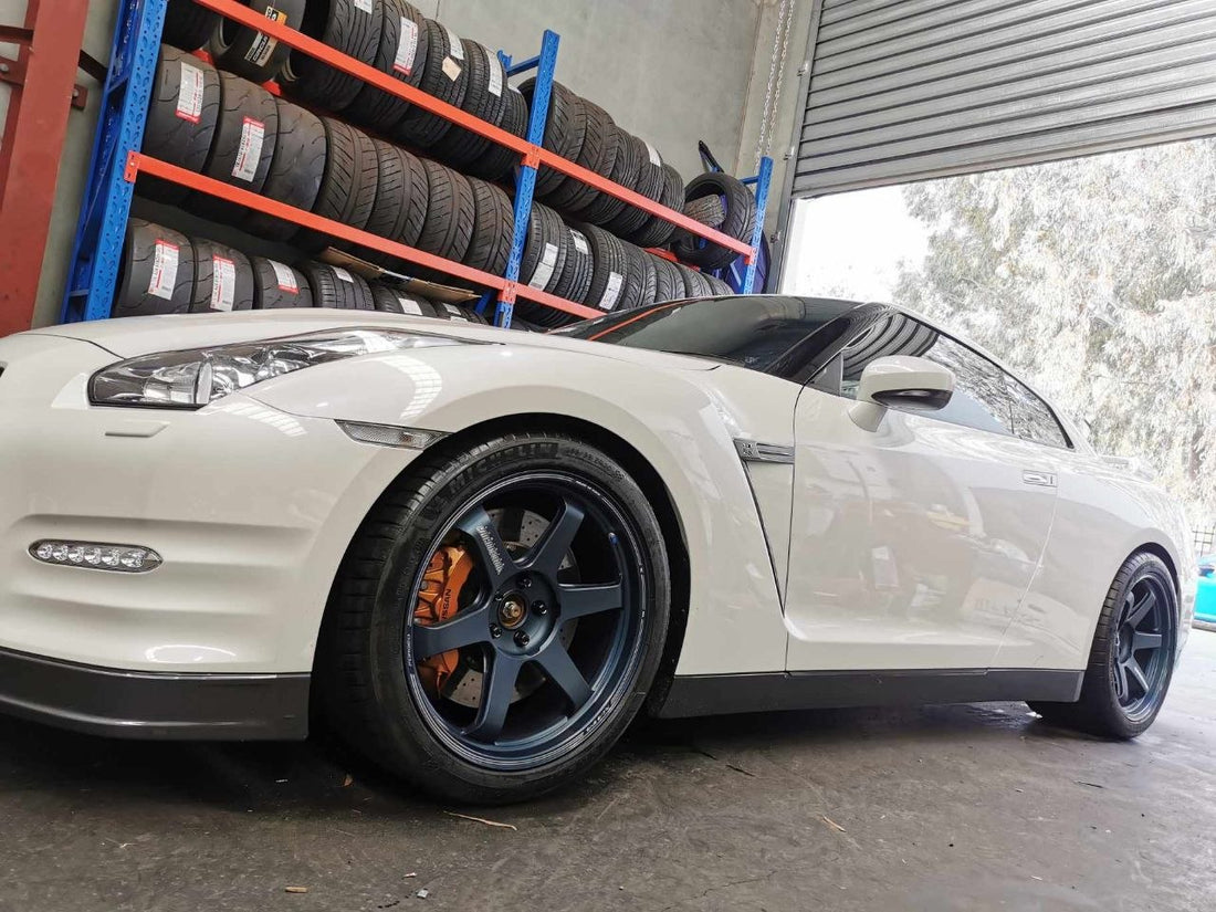 Nissan GT-R R35 RAYS TE37ULTRA and Michelin PS4S Fitment Adelaide