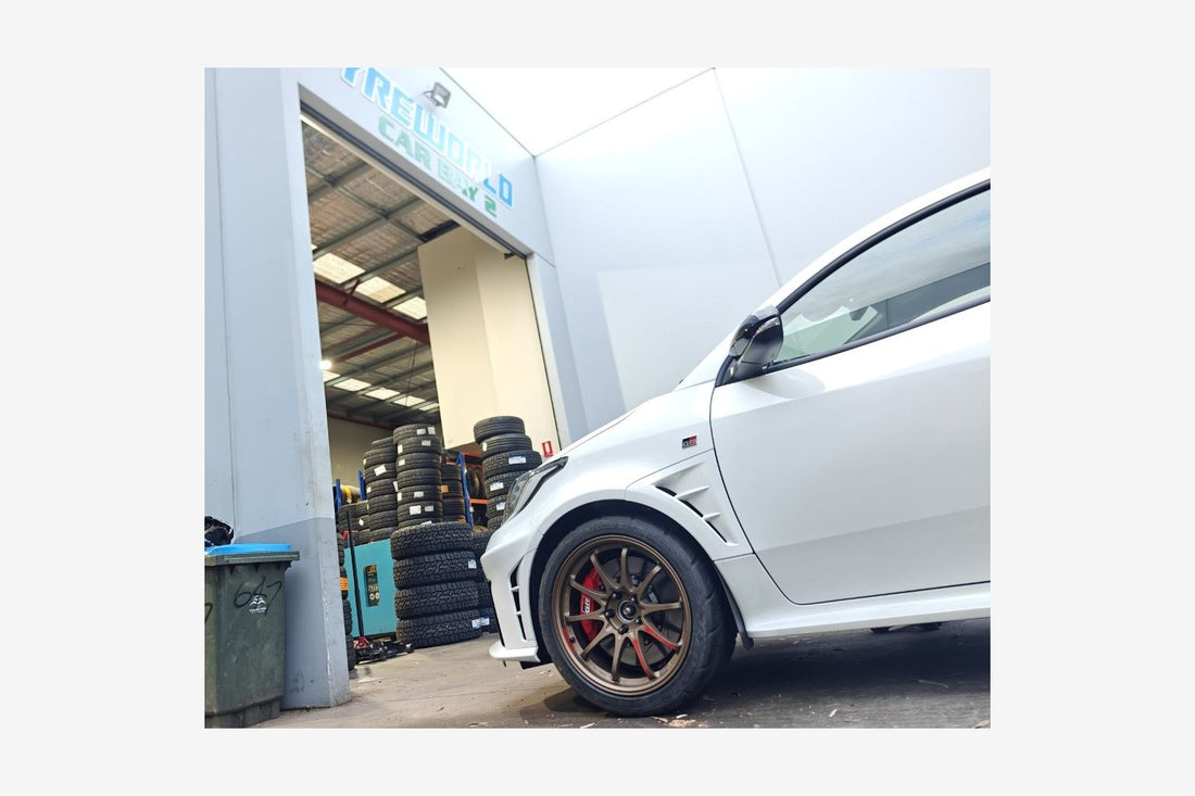 Rydanz R31 TW200 265/35R18 on a Toyota GR Yaris