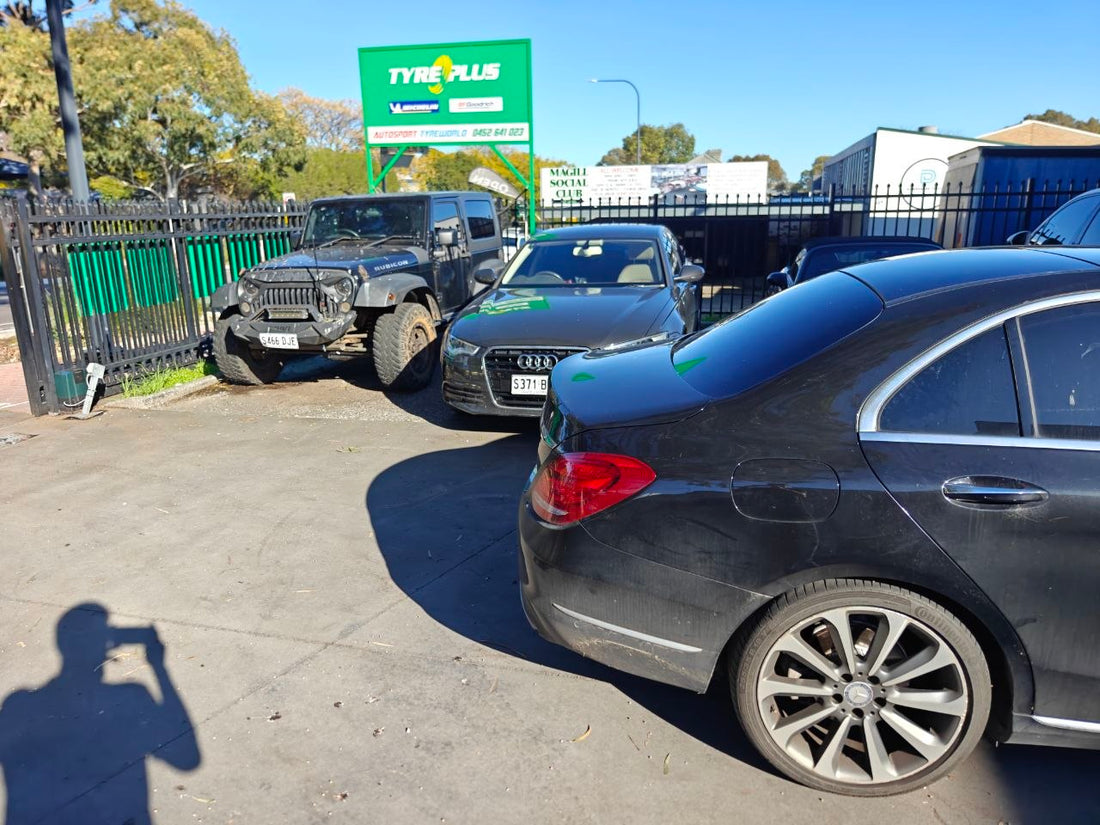 Mercedes C250 Runflat Tyres, TPMS and Pressure Checks in Adelaide