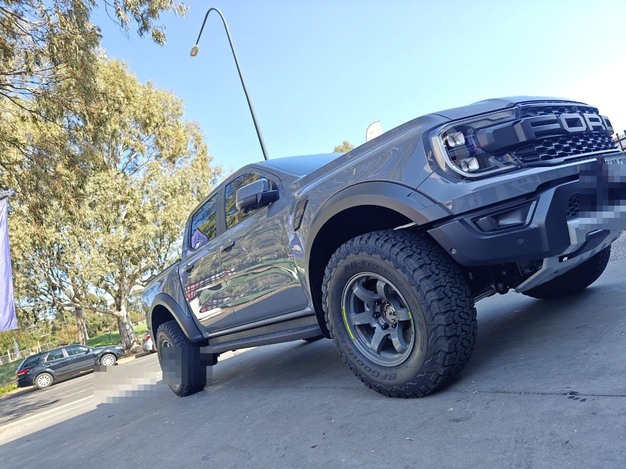 Ford Ranger Raptor RAYS 57DR-X and BFGoodrich KO3 Fitment Adelaide