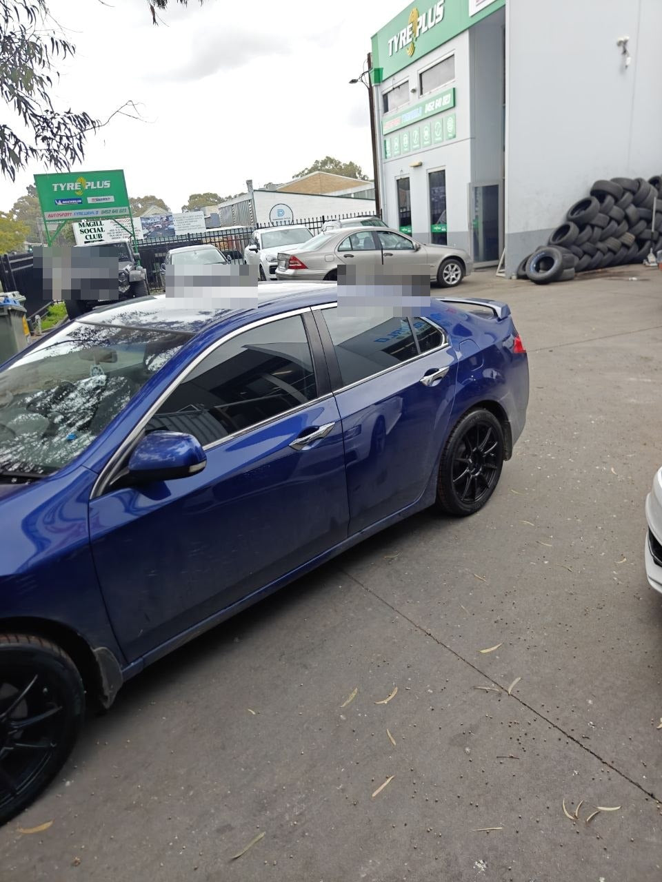 Honda Civic with 245/40R18 Continental MaxContact MC7 tyres at Autosport Tyre World Magill