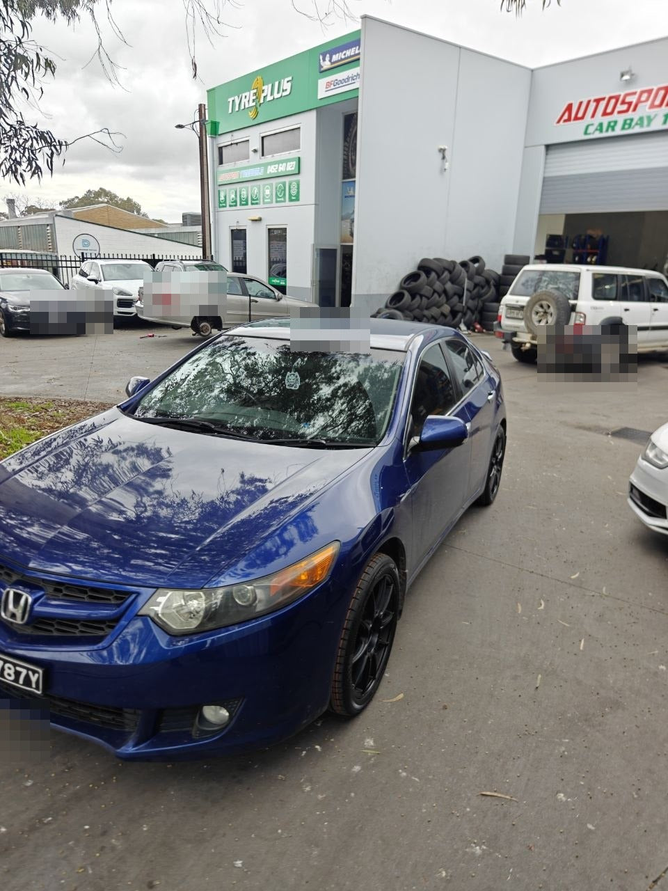 Honda Civic with Continental MaxContact MC7 tyres at Autosport Tyre World Magill