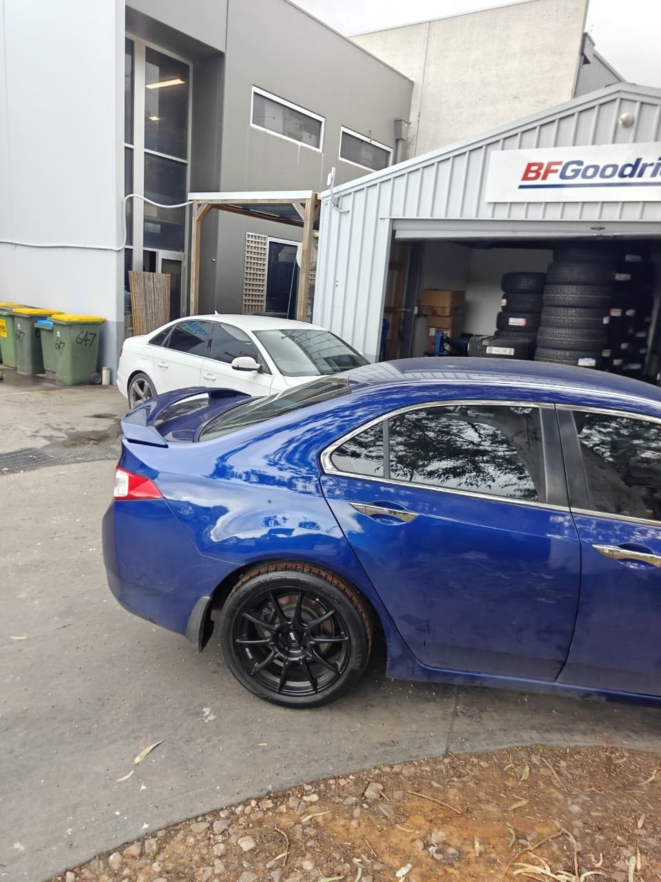 Honda Civic with 245/40R18 Continental MaxContact MC7 tyres at Autosport Tyre World Magill