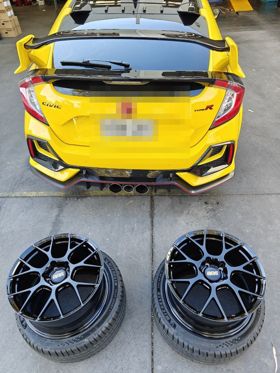Honda Civic Type R FK8 Wheel Fitment Guide: BBS RE-V7 18x9.5 Adelaide