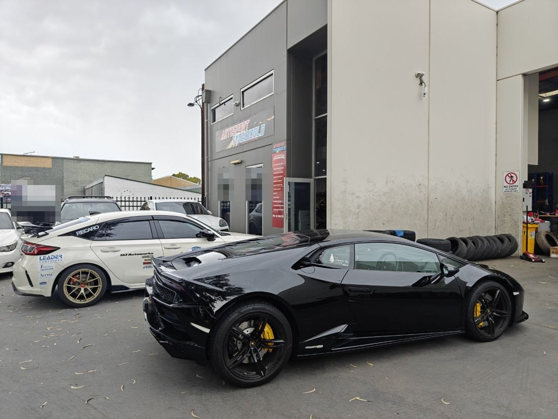 Lamborghini Huracan Four-Wheel Alignment After Pirelli P Zero PZ4 Tyres