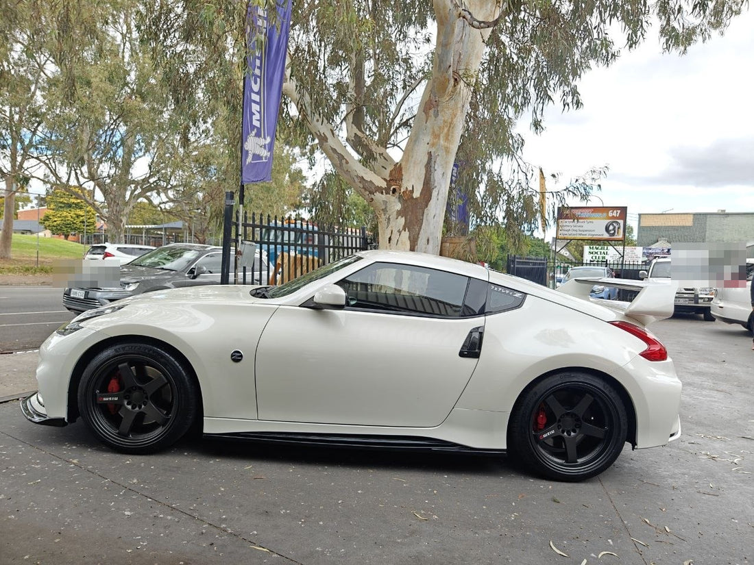 Nissan 370Z Nismo LMGT4 and Michelin PS5 Fitment Adelaide