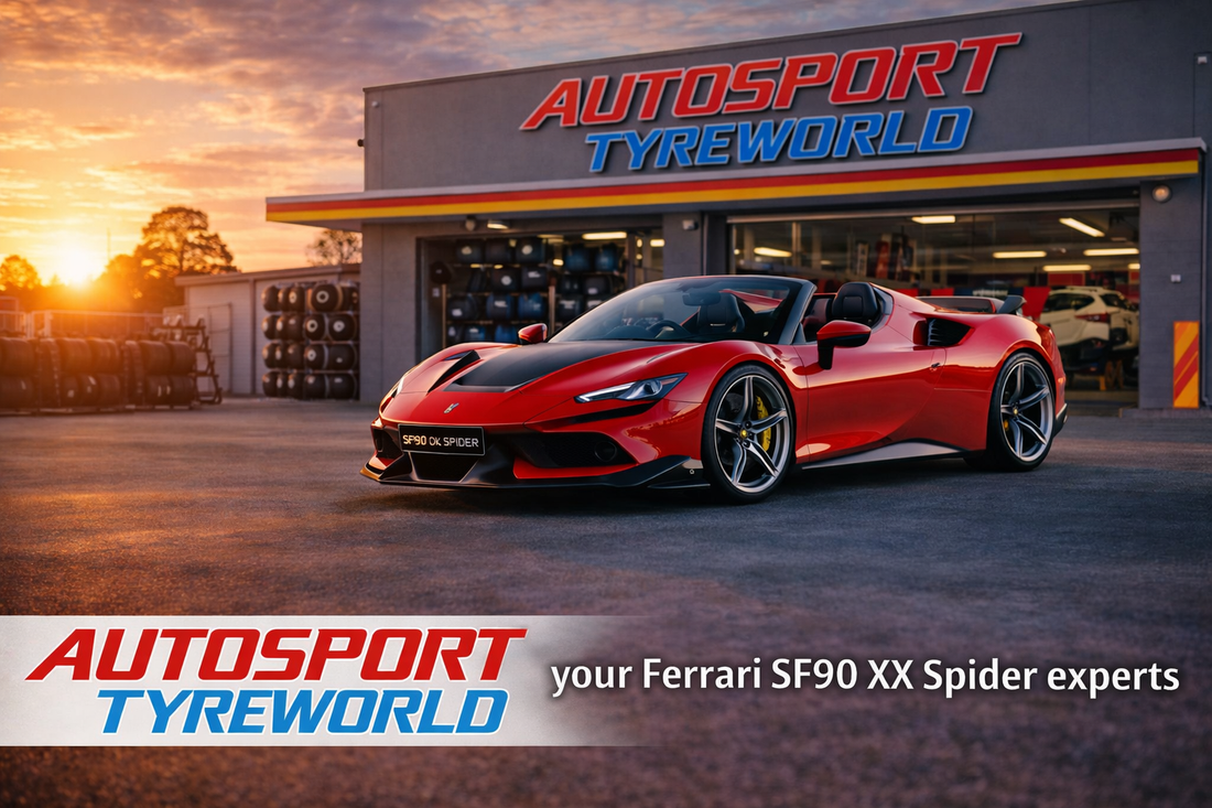 Ferrari SF90 XX Spider Tyre Size, Wheel Specs, Centre Lock & Torque Guide | Adelaide
