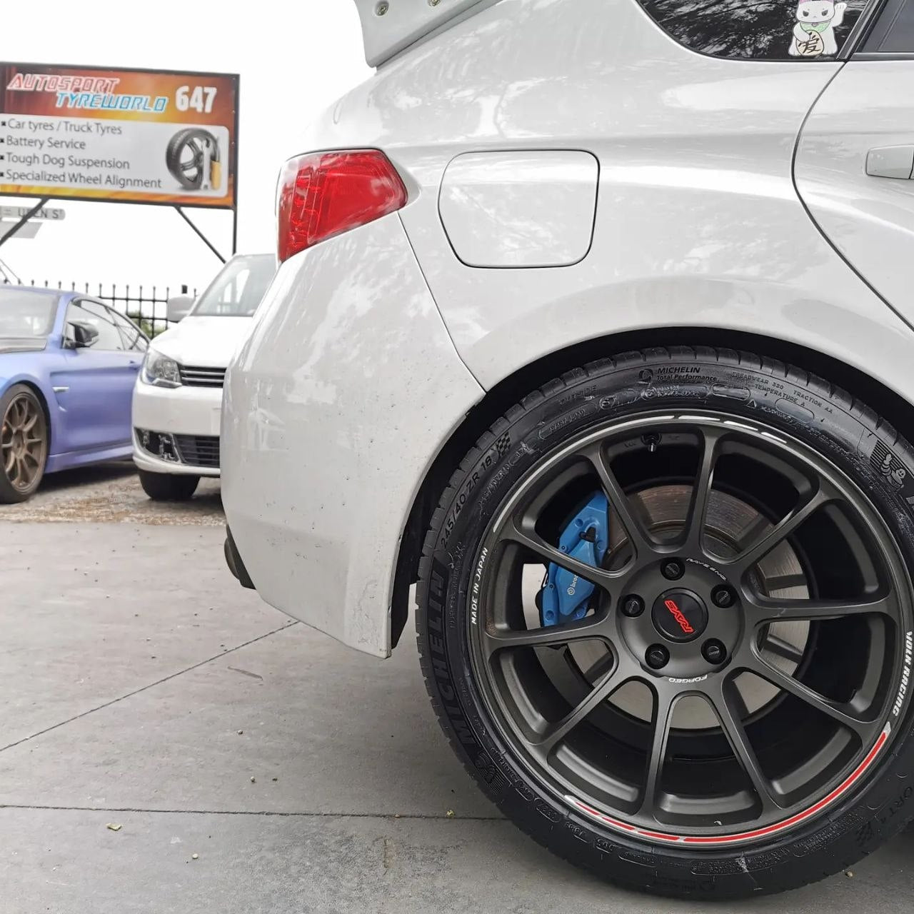RAYS ZE40 18x9.5 +21 5x114.3 Wheels for Subaru STI Adelaide