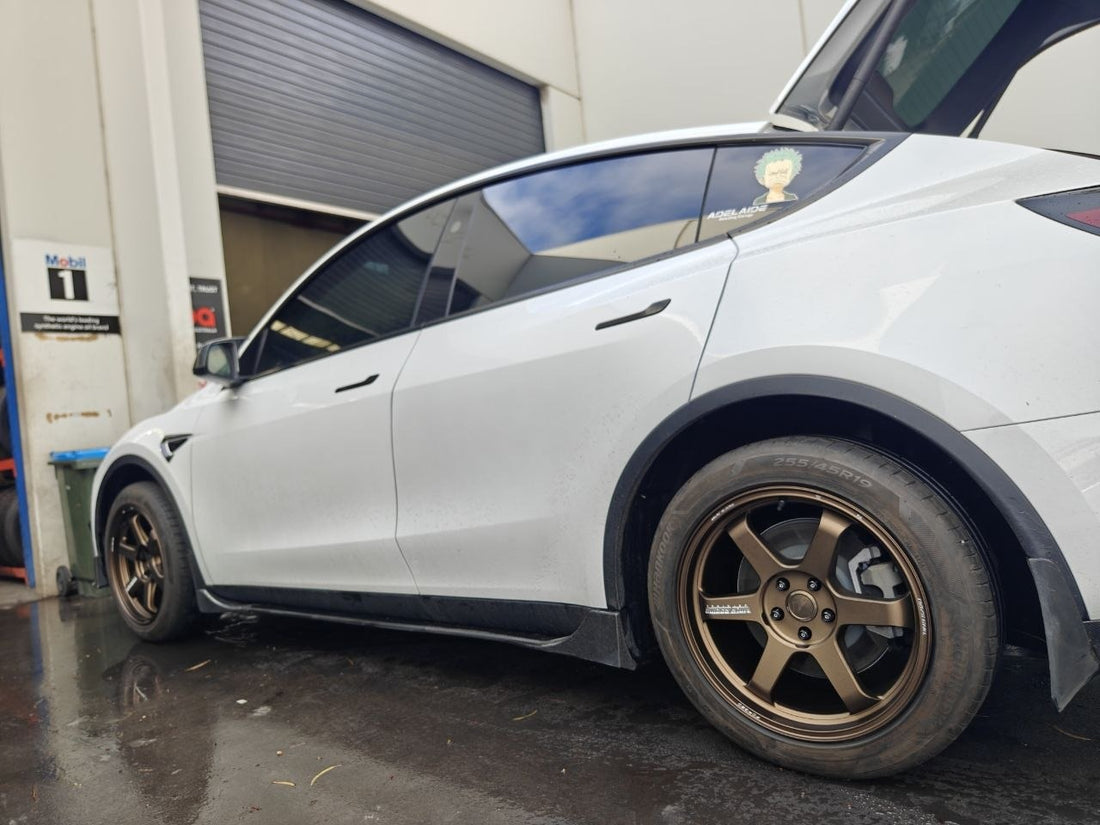 Tesla Model Y TE37ULTRA and Hankook S1 evo3 Fitment in Adelaide