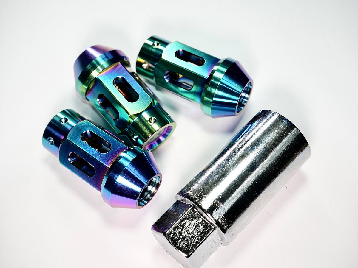 Grandma Titanium Racing Wheel Nuts - Burnt Titanium8