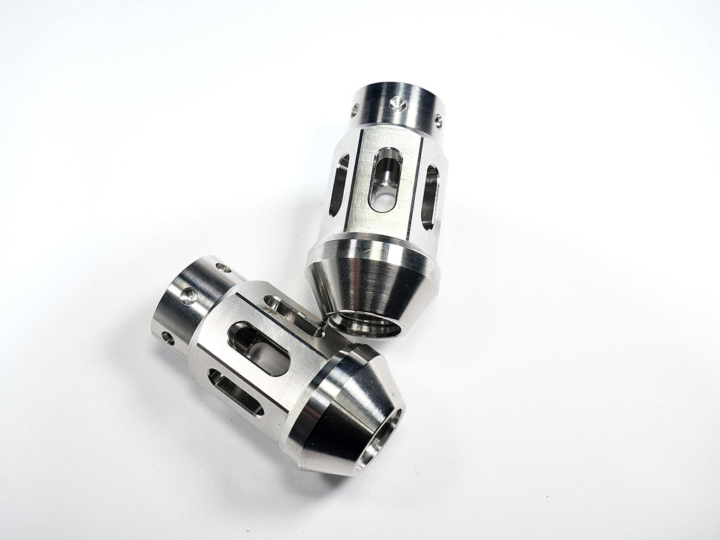 Grandma Titanium Racing Wheel Nuts - Diamond Sliver