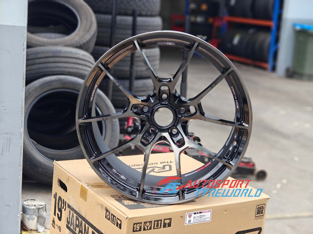 Rays Volk Racing G025 LTD for FK8 / FL5 - Pressed Black Clear (KK)