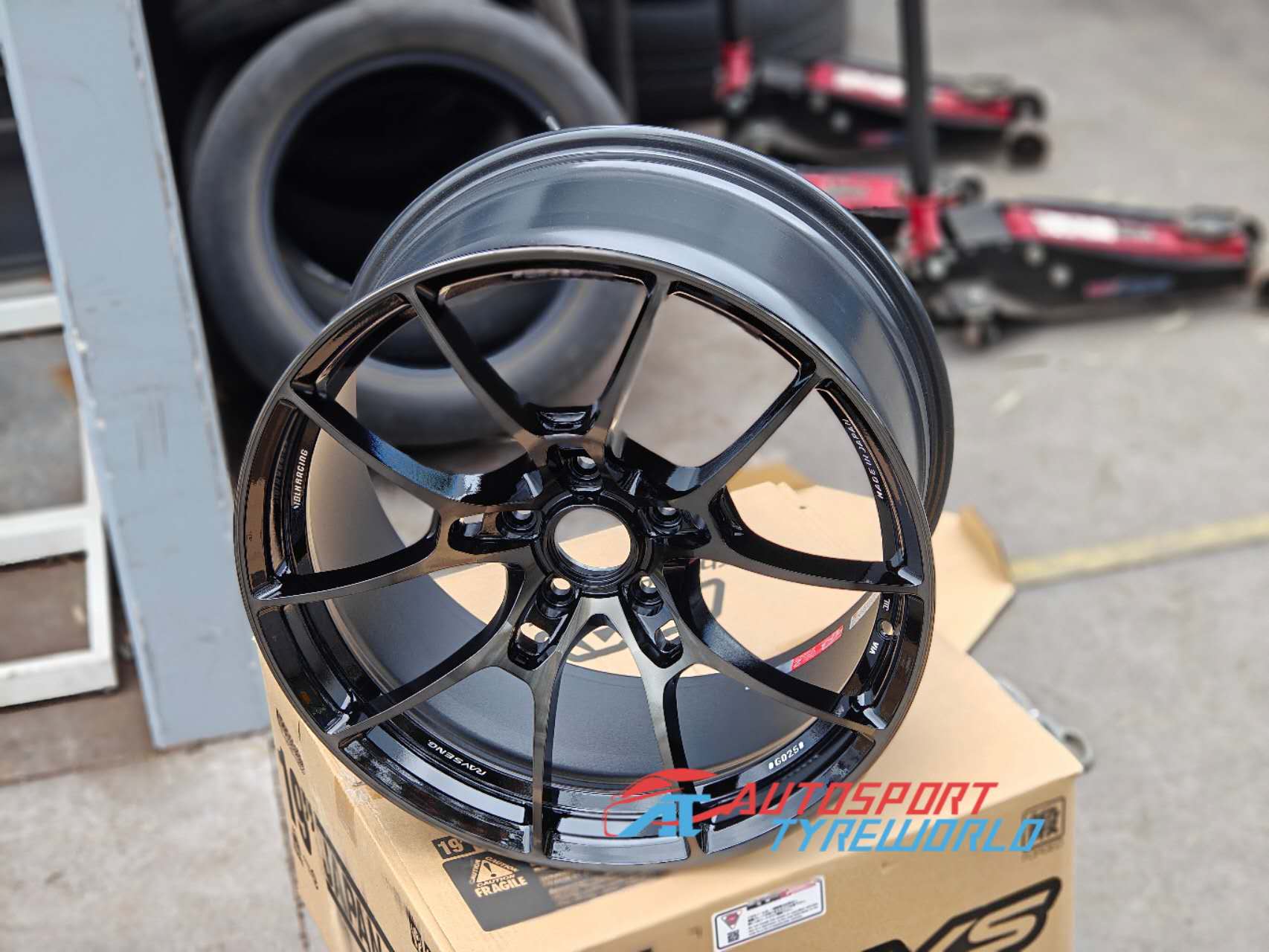 Rays Volk Racing G025 LTD for FK8 / FL5 - Pressed Black Clear (KK)