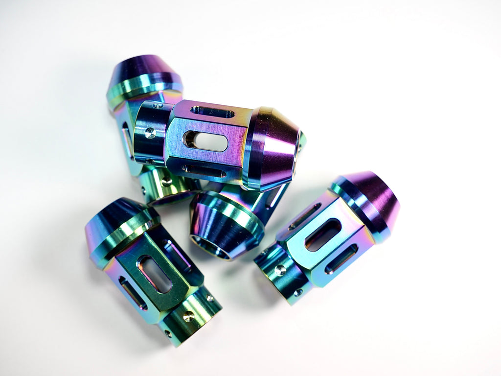 Grandma Titanium Racing Wheel Nuts - Burnt Titanium8