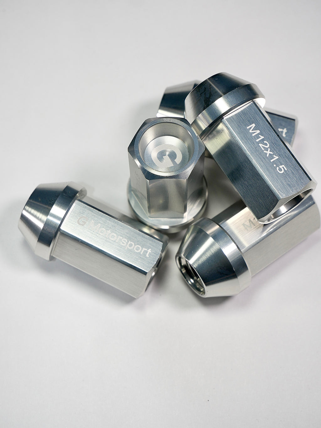 Grandma Aluminum Wheel Nuts - Sliver