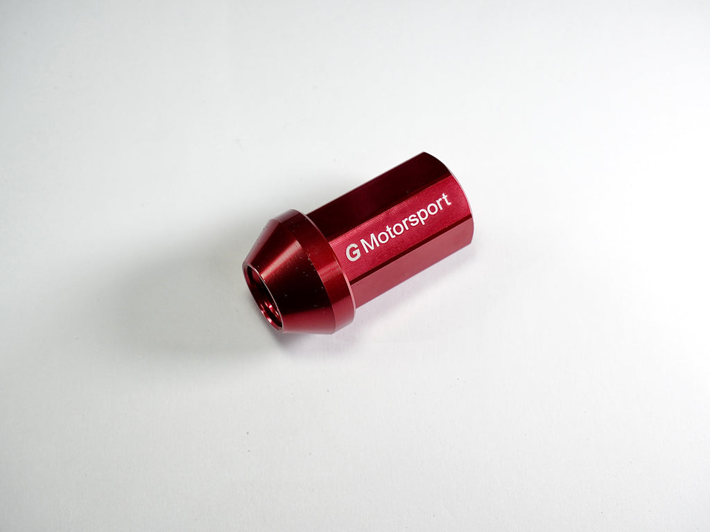 Grandma Aluminum Wheel Nuts -Candy Red