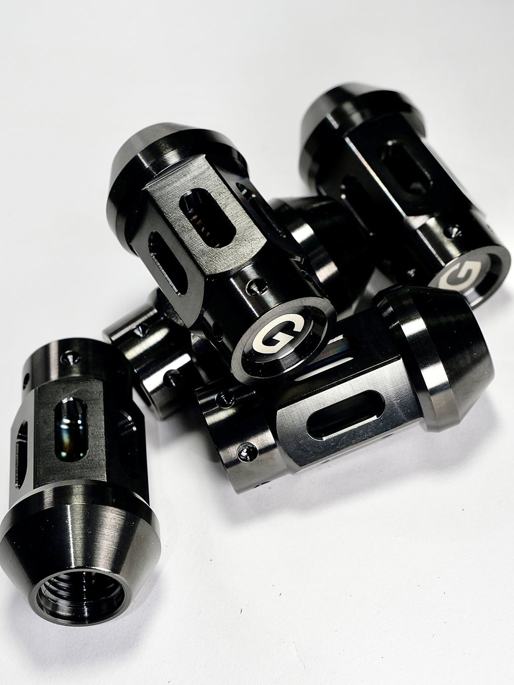Grandma Titanium Racing Wheel Nuts - Satin Black