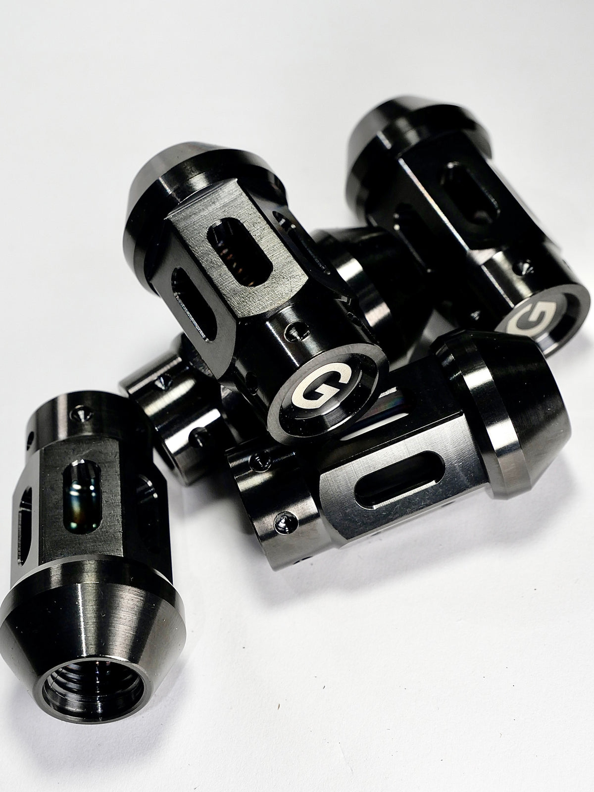 Grandma Titanium Racing Wheel Nuts - Satin Black