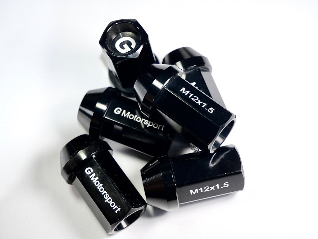 Grandma Aluminum Wheel Nuts - Satin Black