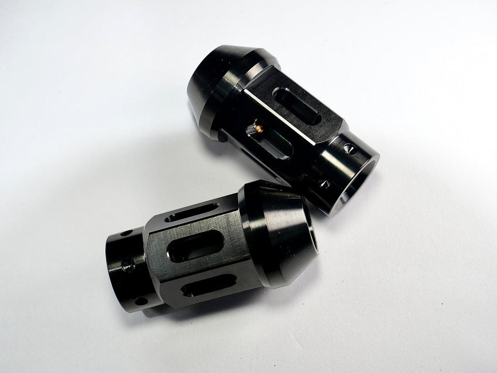 Grandma Titanium Racing Wheel Nuts - Satin Black