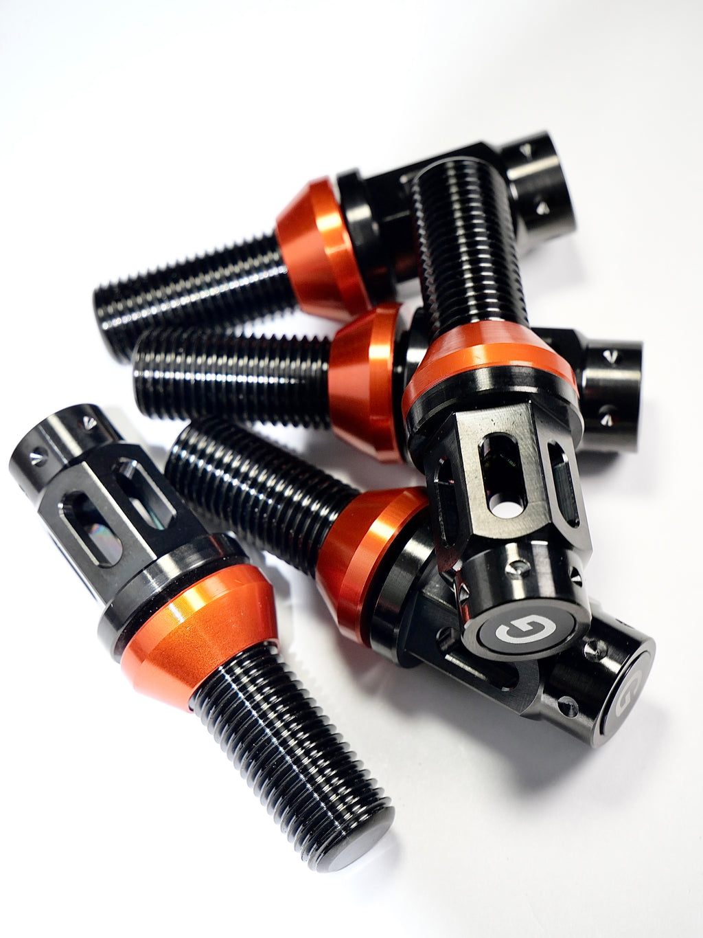 Grandma Titanium Racing Wheel Bolts - Satin Black