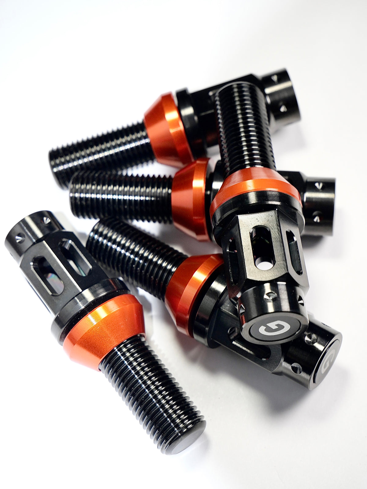 Grandma Titanium Racing Wheel Bolts - Satin Black