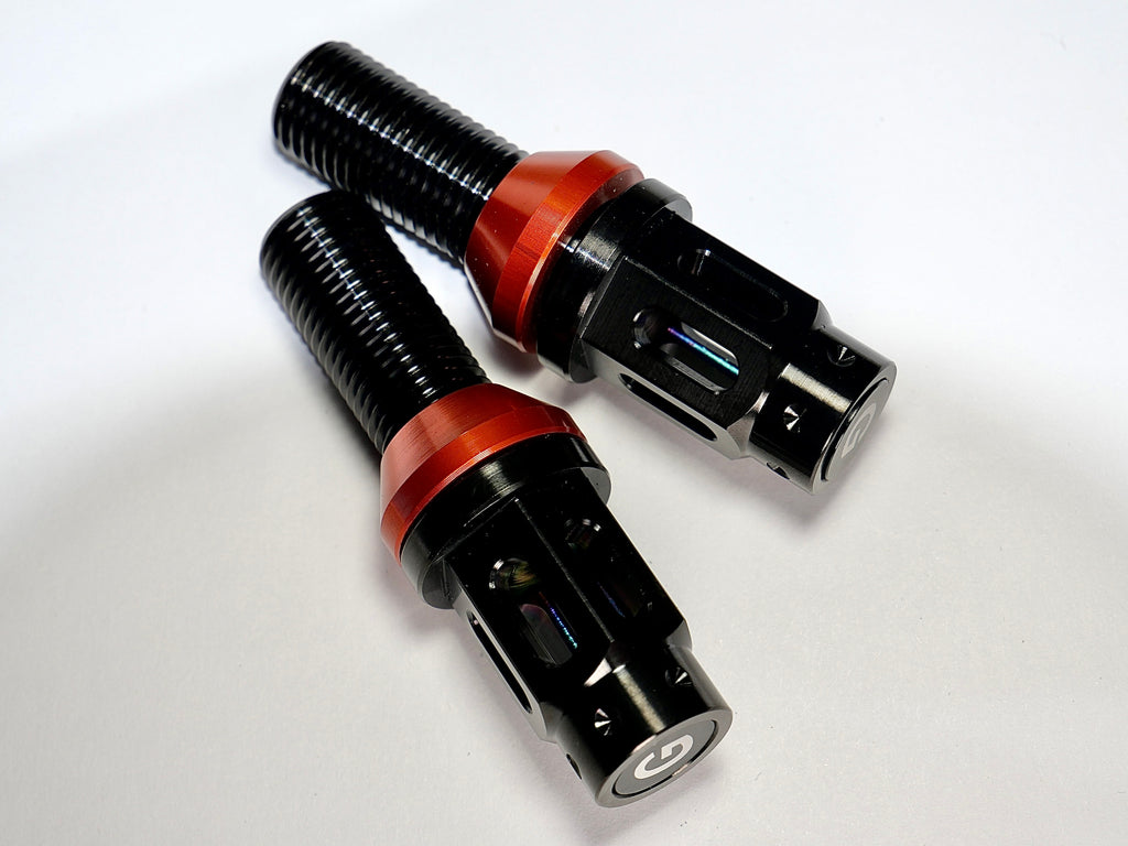 Grandma Titanium Racing Wheel Bolts - Satin Black