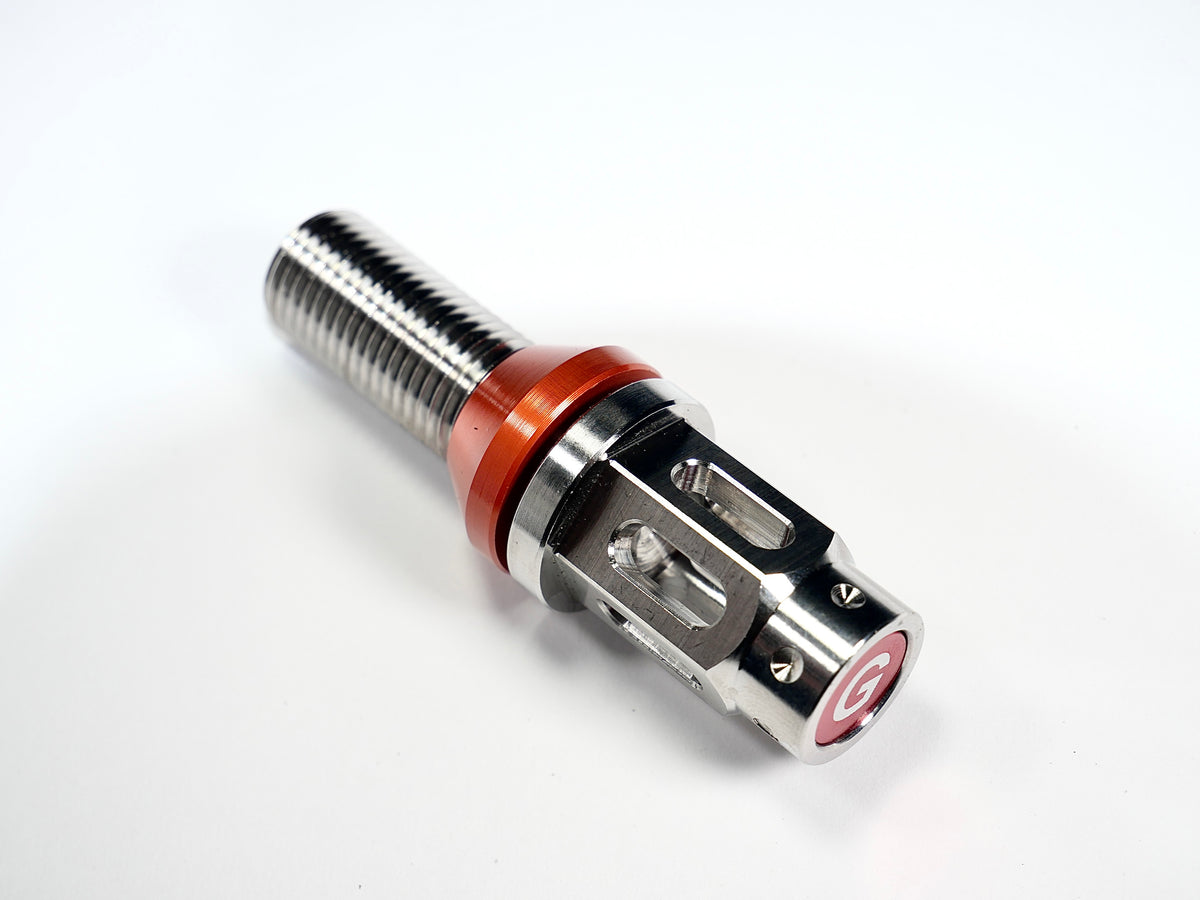 Grandma Titanium Racing Wheel Bolts - Diamond Sliver