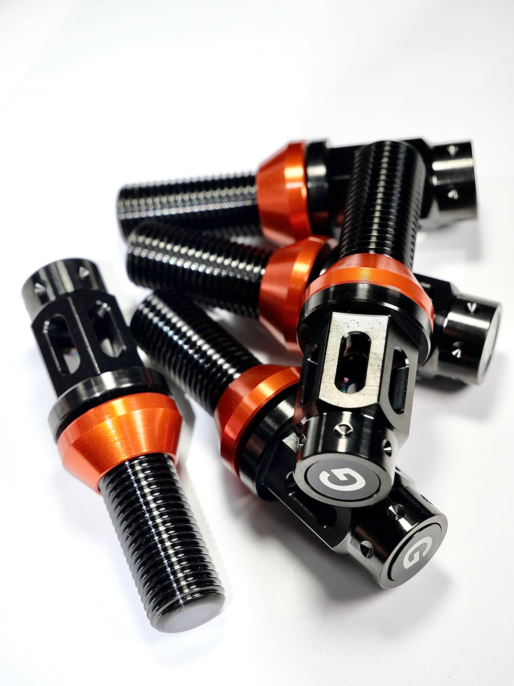 Grandma Titanium Racing Wheel Bolts - Satin Black