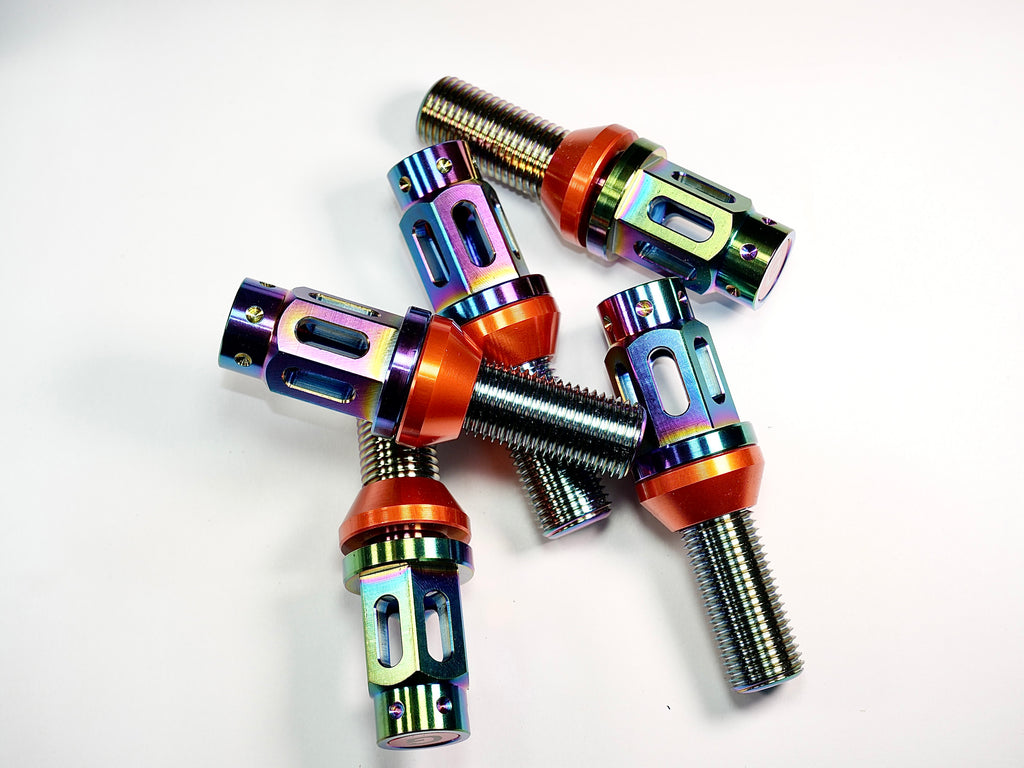 Grandma Titanium Racing Wheel Bolts - Burnt Titanium